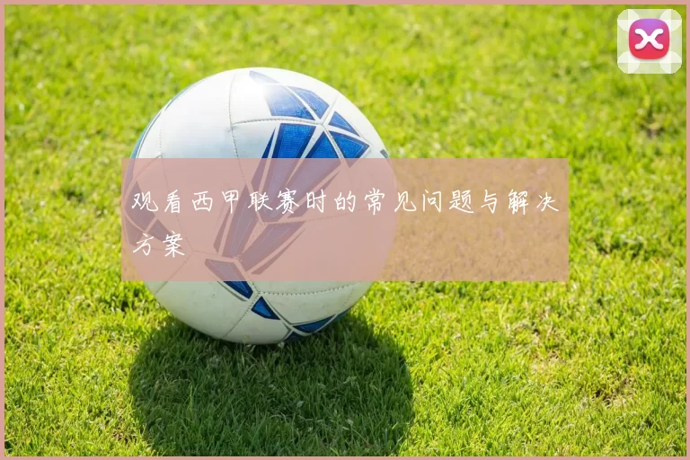 观看西甲联赛时的常见问题与解决方案