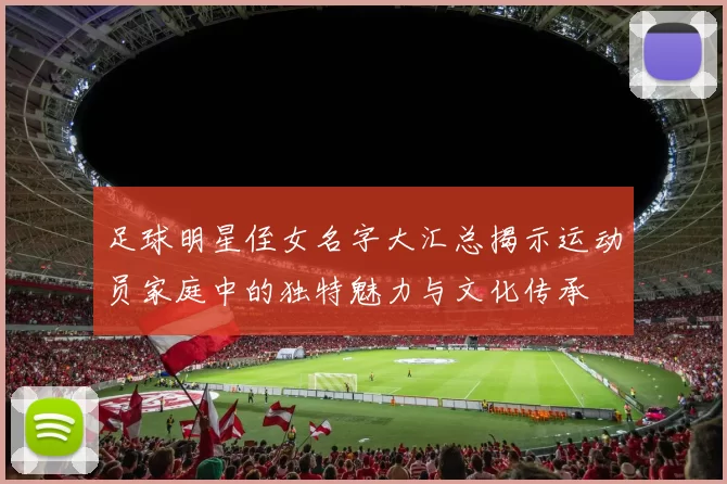 足球明星侄女名字大汇总揭示运动员家庭中的独特魅力与文化传承
